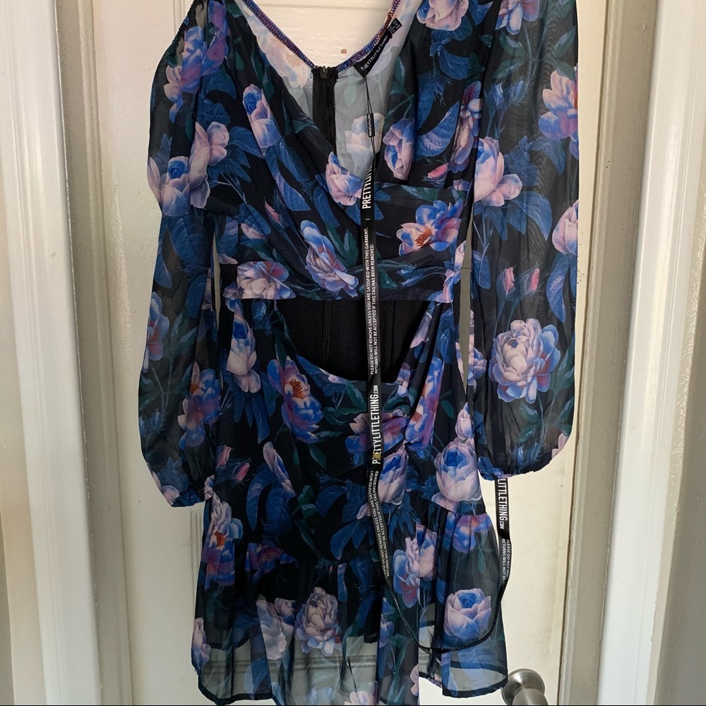 Chiffon Mini Dress - Picture 2 of 3